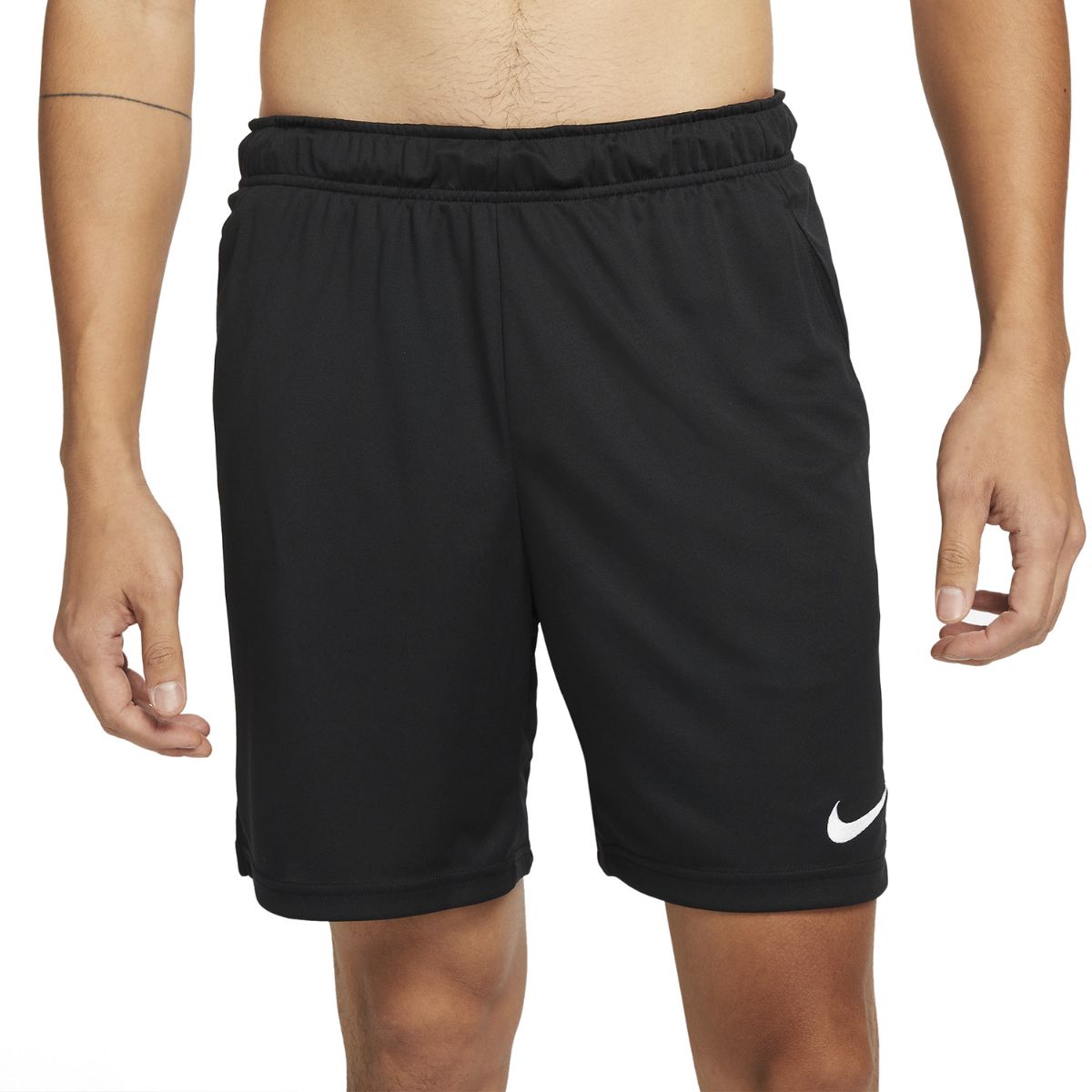 PANTALON CORTO Nike Dri-FIT Transpirable Tejido Knit 100 % polister reciclado BLACK TECNOLOGA DRI-FIT PARA MANTENER LA TRANSPIRABILIDAD Y LA COMODIDAD TEJIDO KNIT TRANSPIRABLE Y SUAVE AL CONTACTO CON LA PIEL