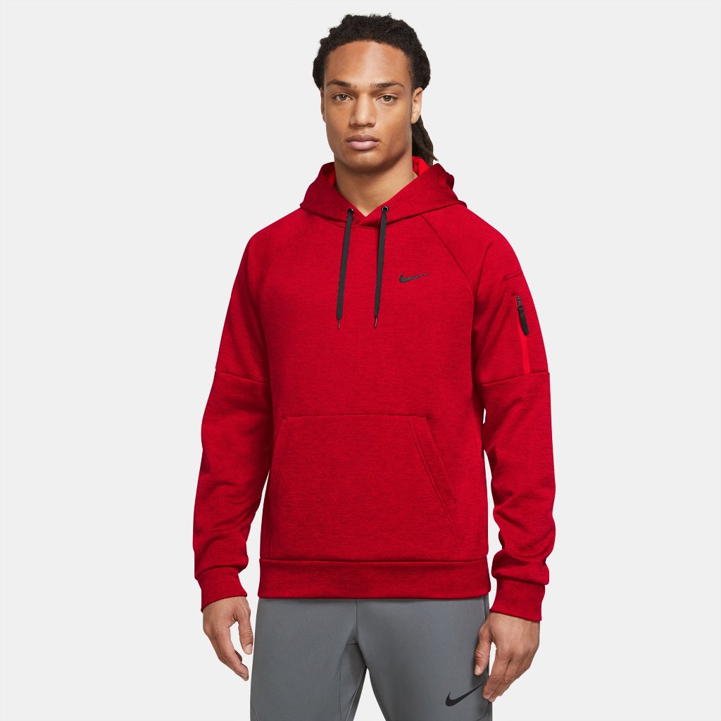Desfiladero arco Fobia Sudadera con capucha Nike acolchada color rojo ideal para hombre