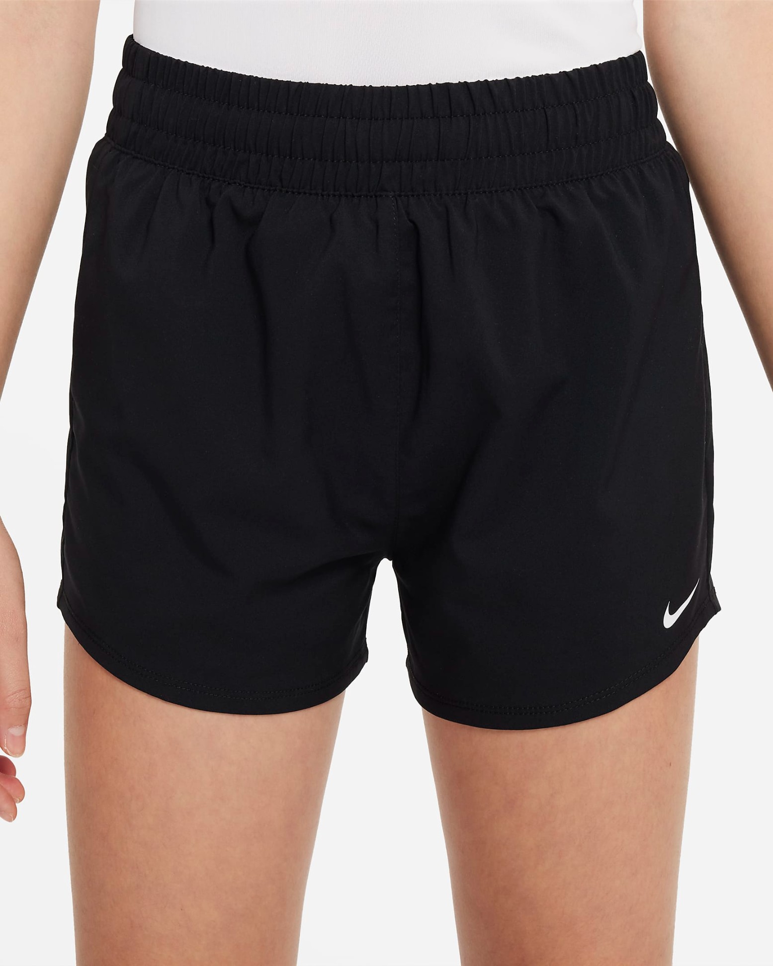 PANTALN CORTO NIKE DRI-FIT ONE BIG KIDS NEGRO