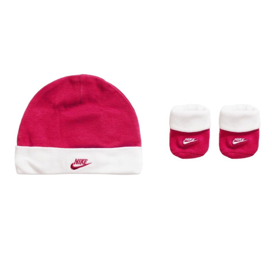 PACK NIKE FUTURA HAT/BOOTIE 2PC ROSA