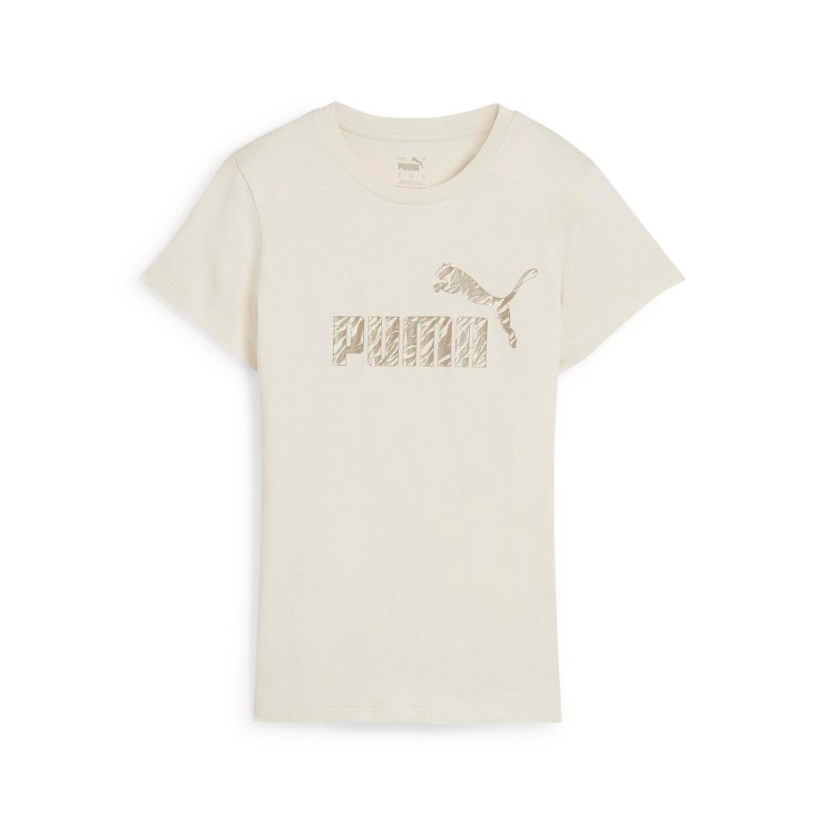 CAMISETA MANGA CORTA ESSENTIALS+ ANIMAL TEE BEIGE