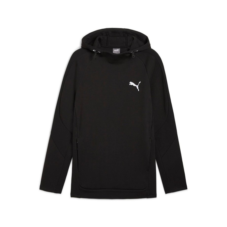 SUDADERA CAPUCHA EVOSTRIPE HOODIE NEGRO